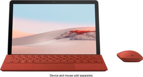 Microsoft Surface Go Signature Type Cover for Surface Go, Go 2, and Go 3 - Poppy Red Alcantara Material WHERE TO BUY