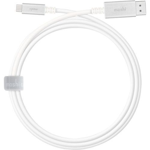 Moshi 5' USB Type C-to-DisplayPort Cable - White GLOBAL SHIPPING