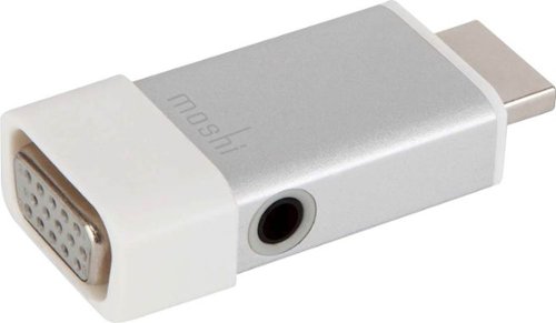 Moshi HDMI-to-VGA Adapter - Silver INTERNATIONAL SHIPPING