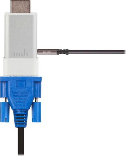 Moshi HDMI-to-VGA Adapter - Silver GLOBAL SHIPPING