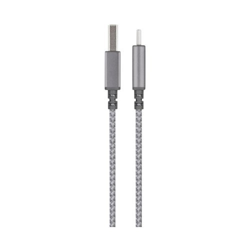 Moshi - Integra 6.6' USB Type C-to-USB Type C Charge-and-Sync Cable - Titanium Gray-Left_Standard 