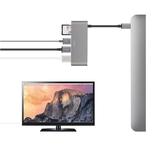 Moshi USB Type-C Multimedia Adapter - Titanium Gray HOW TO BUY