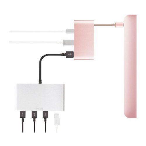 Moshi External Video Adapter - Golden Rose GLOBAL SHIPPING