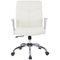 OSP Home Furnishings - FL Series 5-Pointed Star Faux Leather Office Chair - Cream-Front_Standard