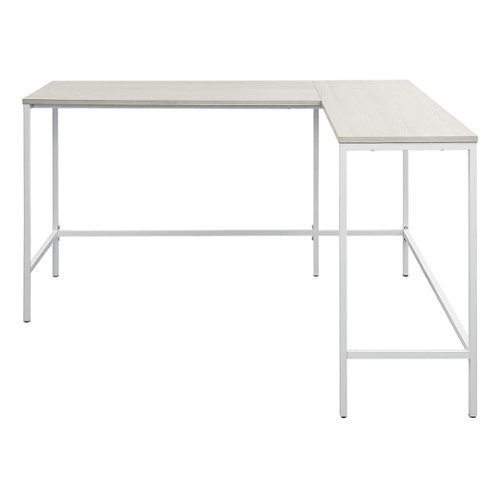OSP Home Furnishings - Contempo L-Shaped Table - White Oak