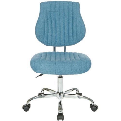 OSP Home Furnishings - Sunnydale 5-Pointed Star Office Chair - Sky