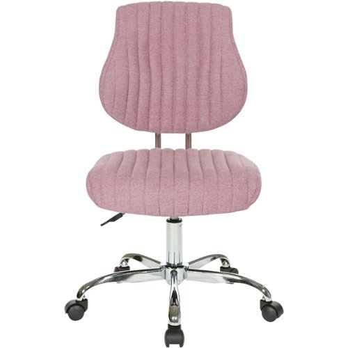 

OSP Home Furnishings - Sunnydale 5-Pointed Star Office Chair - Orchid