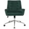OSP Home Furnishings - Quinn 5-Pointed Star Steel Office Chair - Emerald Green-Front_Standard