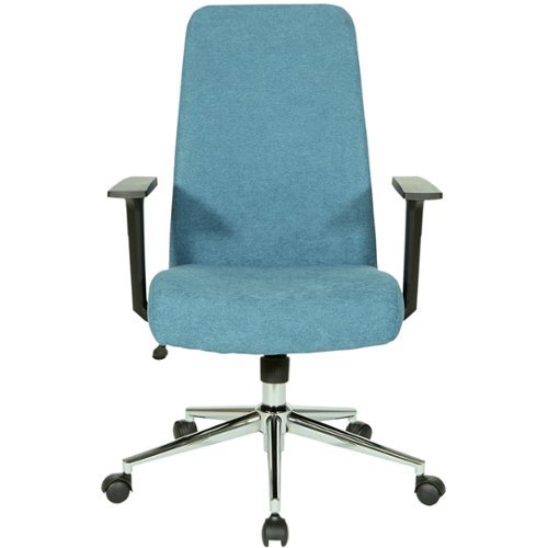 

OSP Home Furnishings - Evanston 5-Pointed Star Manager's Chair - Sky