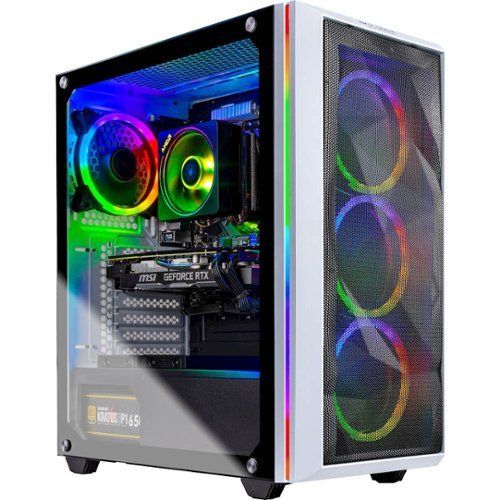  Skytech Gaming - Chronos Gaming Desktop - AMD Ryzen 7 3700X - 16GB Memory - NVIDIA GeForce RTX 2070 SUPER - 1TB SSD - White