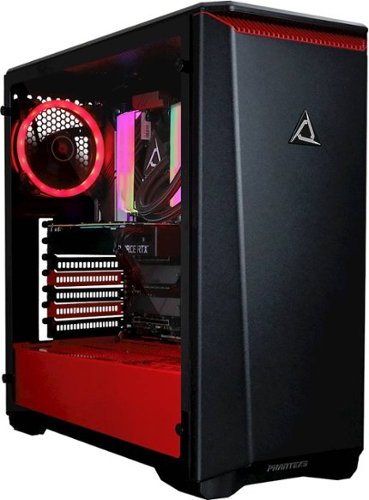 CLX - SET Gaming Desktop - AMD Ryzen™ Threadripper™ 3970X - 128GB Memory - NVIDIA GeForce RTX 2080 Ti - 6TB HDD + 960GB SSD - Black/Red