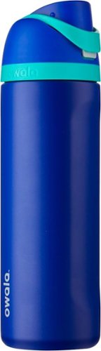 Owala - FreeSip Insulated Stainless Steel 24 oz. Water Bottle - Smooshed Blueberry