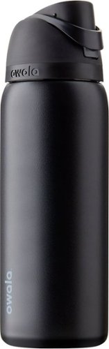 Owala - FreeSip Insulated Stainless Steel 32 oz. Water Bottle - Very Very Dark