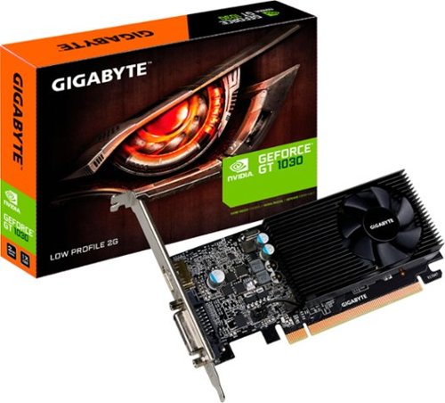 GIGABYTE - NVIDIA GeForce GT 1030 2GB GDDR5 PCI Express 3.0 Graphics Card - Black
