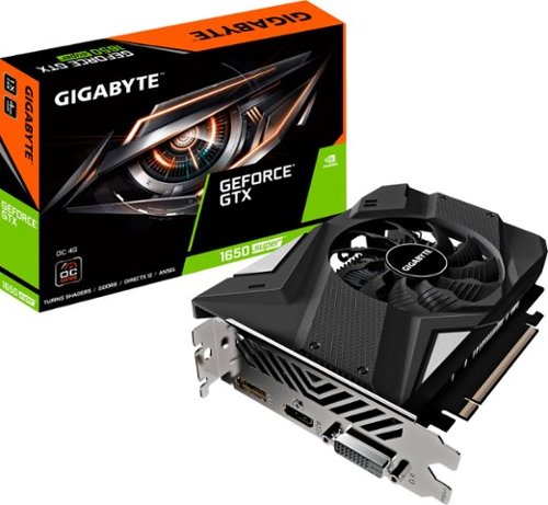 GIGABYTE - NVIDIA GeForce GTX 1650 SUPER OC Edition 4GB GDDR6 PCI Express 3.0 Graphics Card - Black/Gray