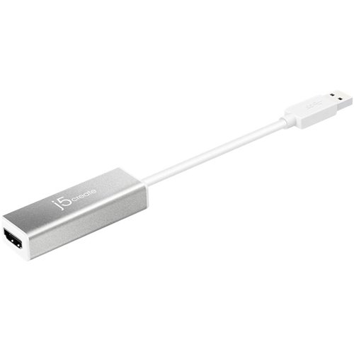 j5create - Slim USB-to-HDMI Adapter - Silver