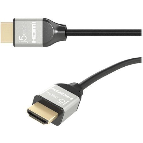 j5create Ultra HD 4K HDMI Cable - Black WORLDWIDE DELIVERY