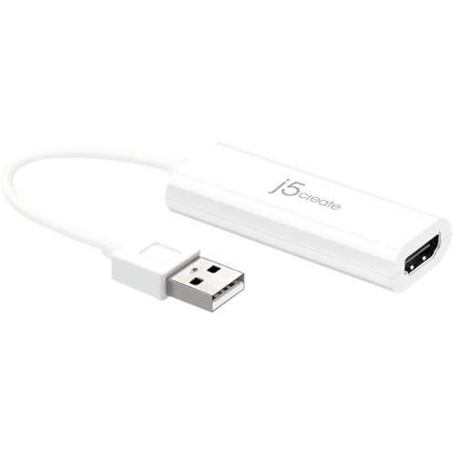 j5create - USB to HDMI Display Adapter - White