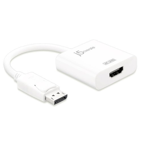 j5create - DisplayPort to HDMI Active Adapter - White