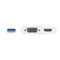j5create - USB 3.0 to Dual VGA HDMI Multi-Monitor Adapter - Silver-Front_Standard