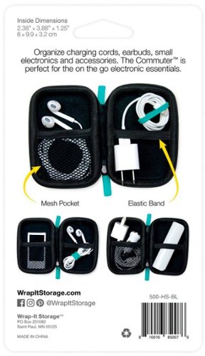 Wrap-It Storage The Commuter Hard-Shell Storage Case - Black HOW TO BUY