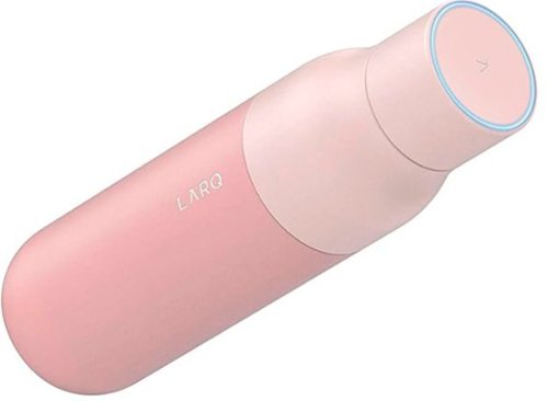 LARQ Bottle PureVis 17 oz - Self-Cleaning and Insulated Stainless Steel Water Bottle | For Sports, Gym, and Travel - Pink GLOBAL SHIPPING