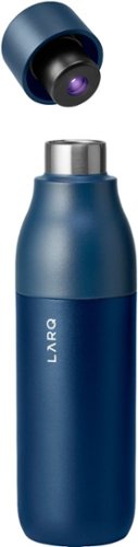 LARQ Bottle PureVis 17 oz - Self-Cleaning and Insulated Stainless Steel Water Bottle | For Sports, Gym, and Travel - Monaco Blue HOW TO BUY