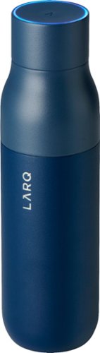 LARQ Bottle PureVis 17 oz - Self-Cleaning and Insulated Stainless Steel Water Bottle | For Sports, Gym, and Travel - Monaco Blue WORLDWIDE DELIVERY