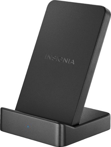 Insignia™ 10 W Qi Certified Wireless Charging Phone Stand for Android/iPhone - Black WORLDWIDE DELIVERY