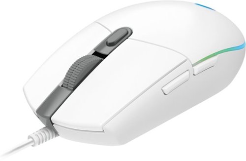Logitech - G203 LIGHTSYNC Wired Optical Gaming Mouse with 8,000 DPI sensor - White