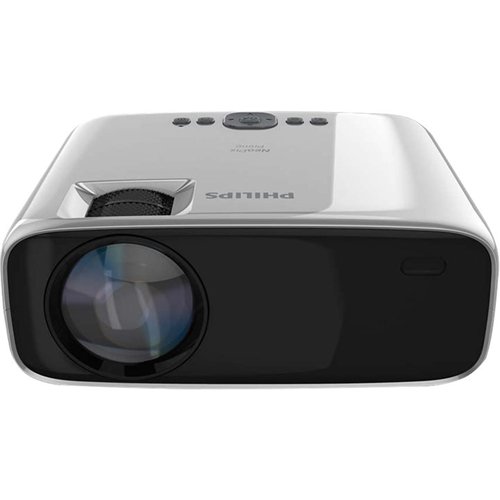 Philips NeoPix Prime (NPX540/INT) Video Projector, 720p HD resolution, Wi-Fi, Bluetooth, 120" Display - Gray