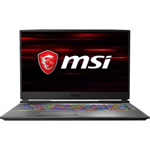 MSI - GP75 10SFK 17" Gaming Laptop - Intel Core i7 - 16GB Memory - NVIDIA GeForce RTX 2070 - 512GB SSD - Aluminum Black-Front_Standard 