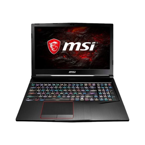 MSI - 15.6" Gaming Laptop - Intel Core i7 - 32GB Memory - NVIDIA GeForce RTX 2060 - 1TB HDD + 512GB SSD - Aluminum Black-Front_Standard 