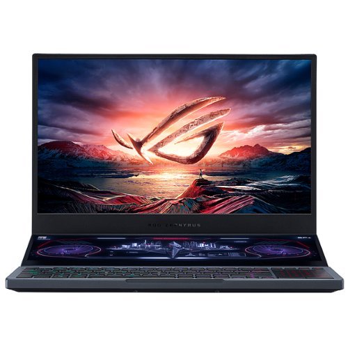 ASUS - ROG Zephyrus Duo 15 15.6" 4K Ultra HD Laptop - Intel Core i9 - 32GB Memory - NVIDIA GeForce RTX 2080 SUPER - 2TB SSD - Gunmetal Gray
