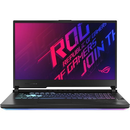 ASUS - ROG Strix G17 17.3" Laptop - Intel Core i7 - 8GB Memory - NVIDIA GeForce GTX 1660 Ti - 512GB SSD - Original Black-Front_Standard 