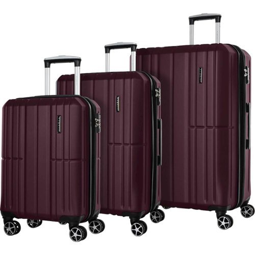 Bugatti - Lyon Spinner Suitcase Set (3-Piece) - Wicked Red