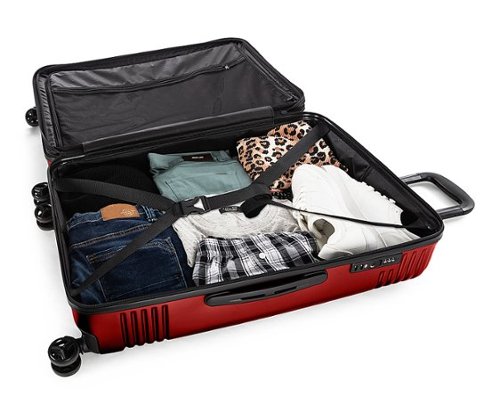 Bugatti Nashville - Hardside 28 - Charcoal - Red WORLDWIDE DELIVERY