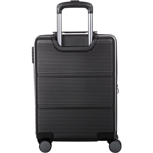 Bugatti - Brussels 22" Expandable Suitcase - Black-Front_Standard 