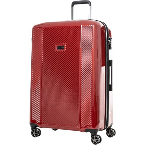 Bugatti - Manchester 29" Expandable Spinner Suitcase - Red Lacquer-Front_Standard 
