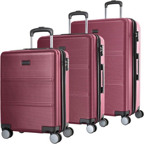 Bugatti - Spinner Suitcase Set (3-Piece) - Rooted Red