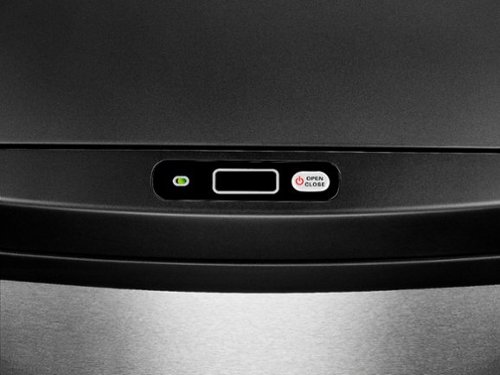 Insignia™ - 13 Gal. Automatic Trash Can - Stainless Steel