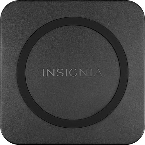 Insignia™ 10 W Qi Certified Wireless Charging Pad for Android/iPhone - Black WHERE TO BUY
