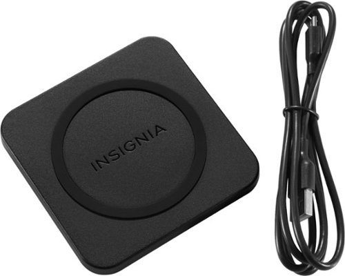 Insignia™ 10 W Qi Certified Wireless Charging Pad for Android/iPhone - Black WORLDWIDE DELIVERY