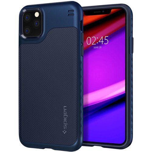 Spigen Hybrid NX Case for Apple iPhone 11 Pro Max - Navy Blue GLOBAL SHIPPING
