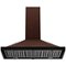 ZLINE - 30 inches - Externally Vented - Wall Range Hood - Baked Embossed Copper-Front_Standard