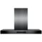 ZLINE - 36 inches - Externally Vented - Wall Range Hood - Black Stainless Steel-Front_Standard