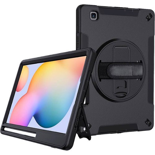 SaharaCase Rugged Protection Case for Samsung Galaxy Tab S6 Lite (2020-2024) - Black GLOBAL SHIPPING