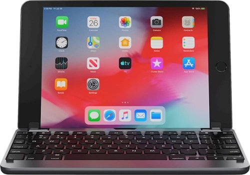 Brydge - Wireless Keyboard for Apple® iPad® mini (5th Gen 2019) - Space Gray