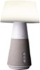 OttLite - Entertain LED Bluetooth Speaker Lamp w/ 3 Brightness Settings, 3 Light Temperatures Settings, Removeable Emergency Light - Gray and White-Front_Standard 