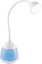 OttLite - Mood LED Color Changing Base Desk Lamp with Three Brightness Settings, USB Charging Port and Clear Sun Technology - White-Front_Standard